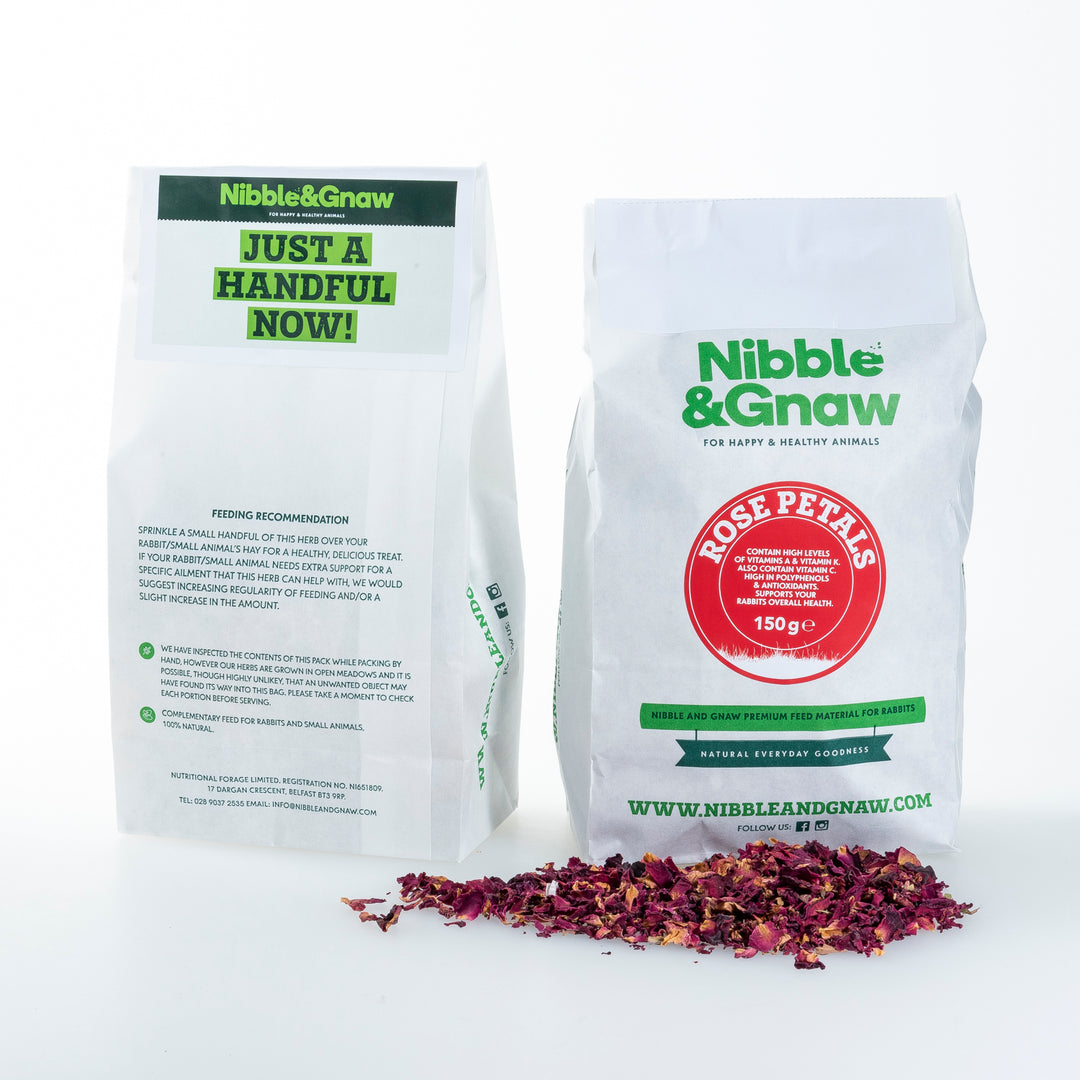 Rose Petals for Rabbits, Guinea Pigs and Small Animals