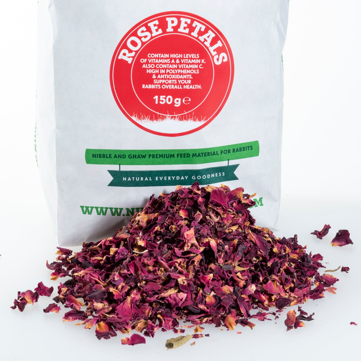 Rose Petals for Rabbits, Guinea Pigs and Small Animals