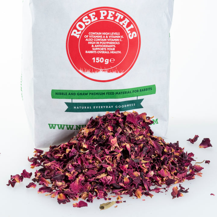 Rose Petals for Rabbits, Guinea Pigs and Small Animals