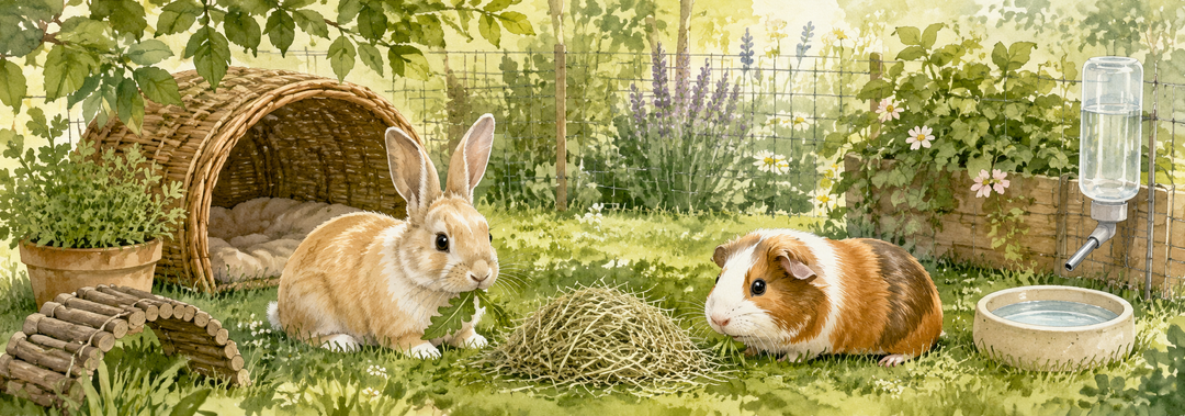 Safe Garden Time for Rabbits & Guinea Pigs