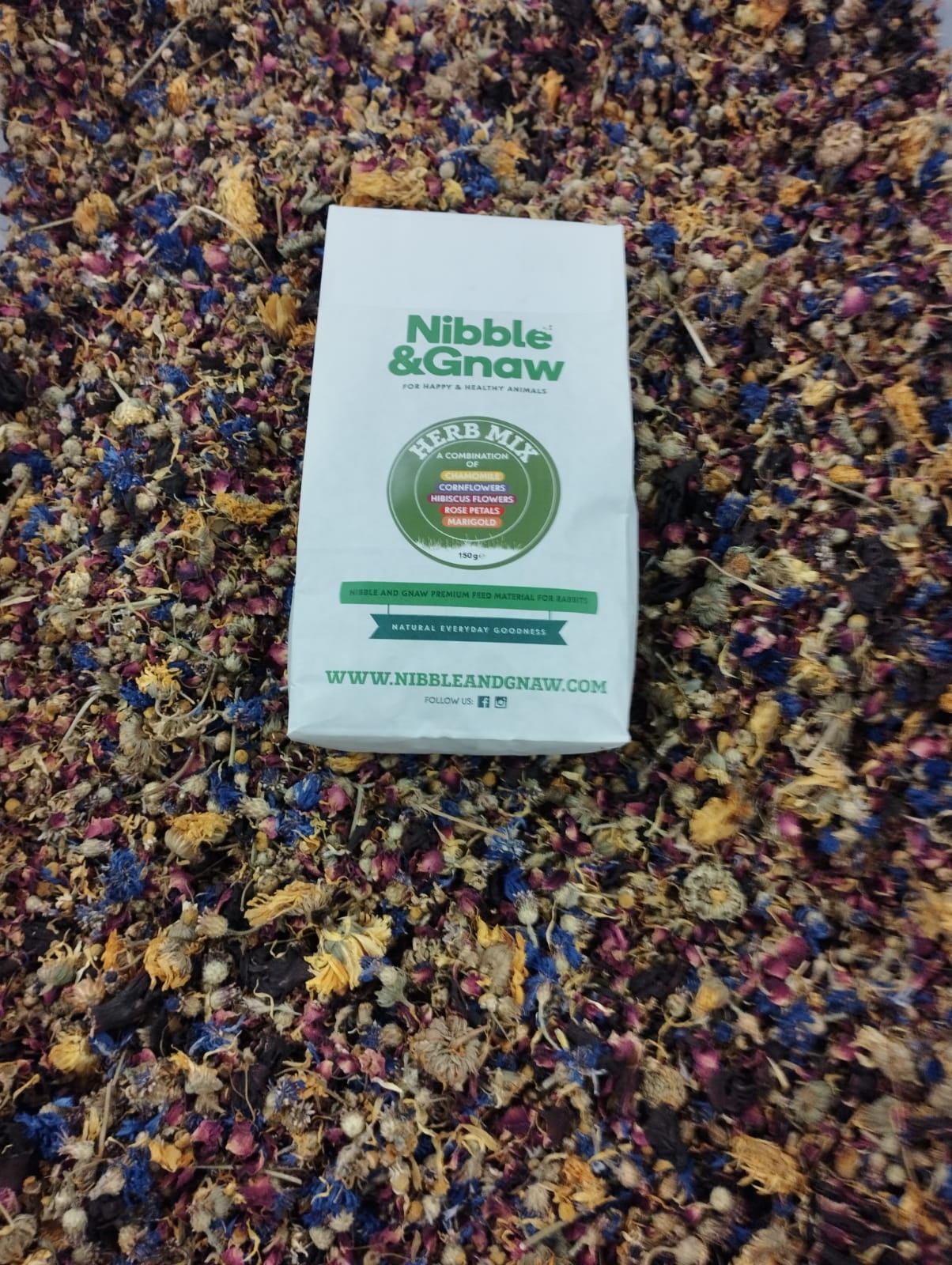 Five Herb Mix for Rabbits, Guinea Pigs and Small Animals